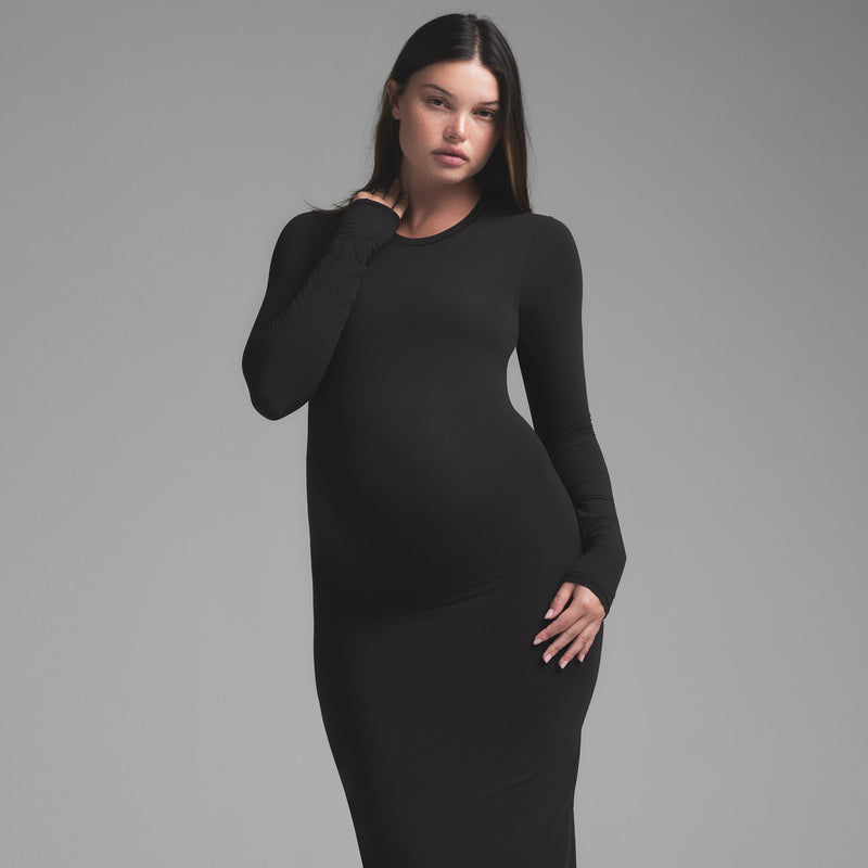 MATERNITY LONG SLEEVE DRESS