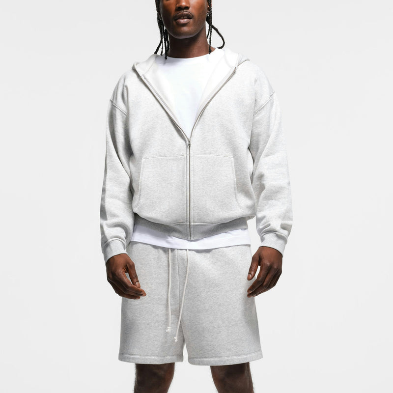 MENS RELAXED ZIP UP HOODIE