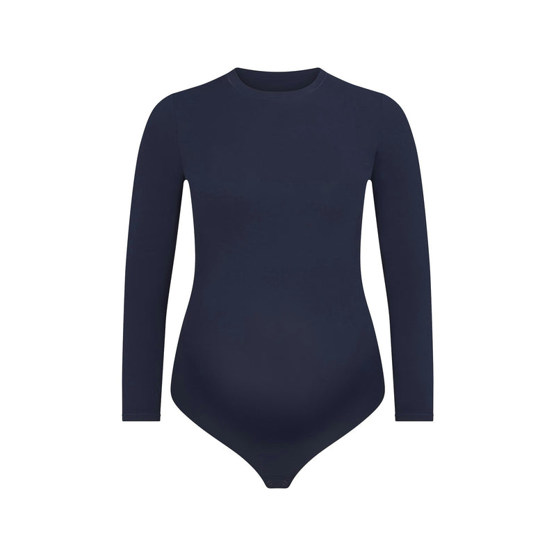 MATERNITY LONG SLEEVE BRIEF BODYSUIT