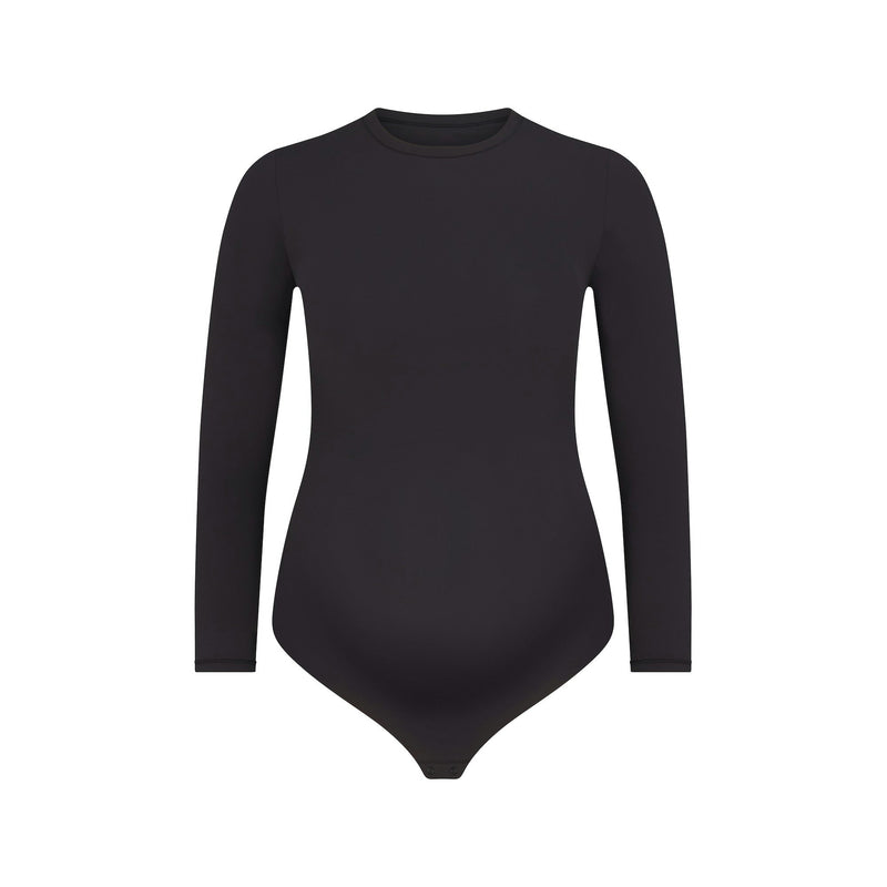 MATERNITY LONG SLEEVE BRIEF BODYSUIT